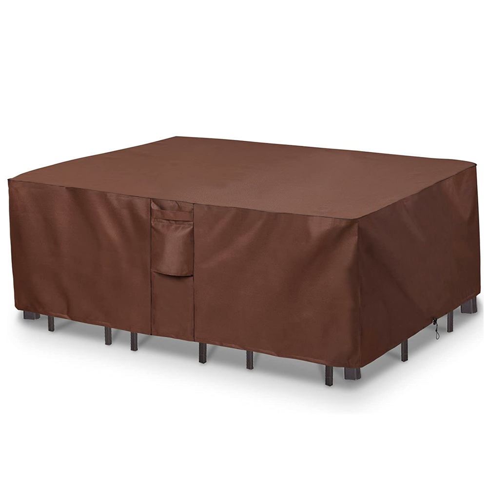 Outdoor Furniture Fabric Waterproof - Brown 420D HEAVY DUTY Outdoor Waterproof