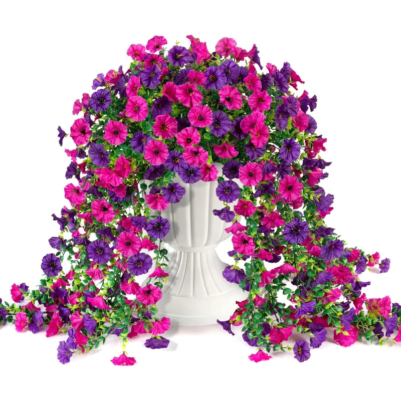 Outdoor Furniture Rh - 1/2 Pcs Artificial Morning Glory Vine