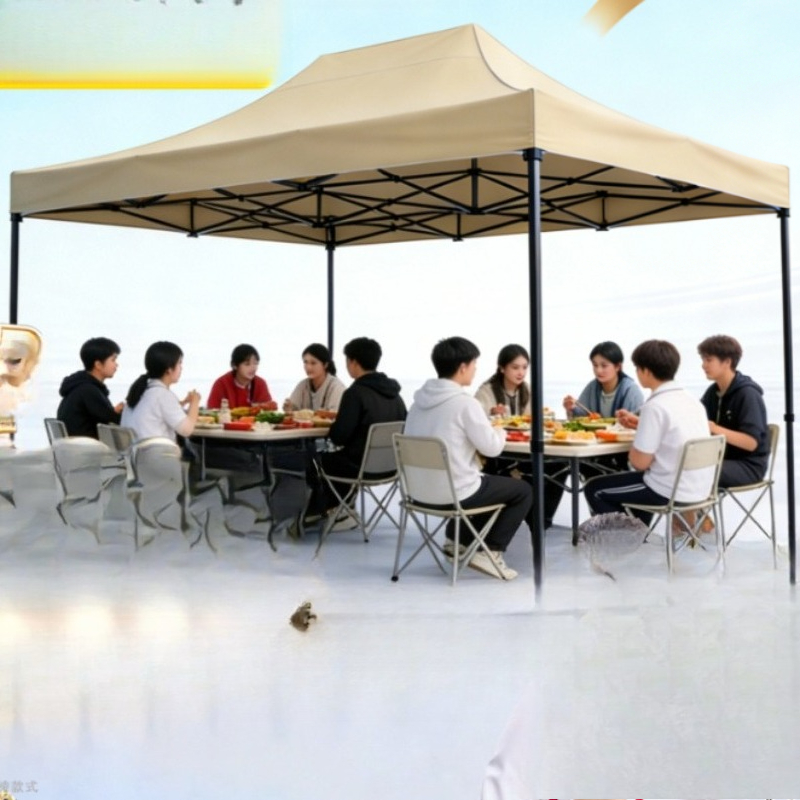 Outdoor Furniture Exhibition - Quality Craftsmanship Rain Shelter Demonstrates Superior