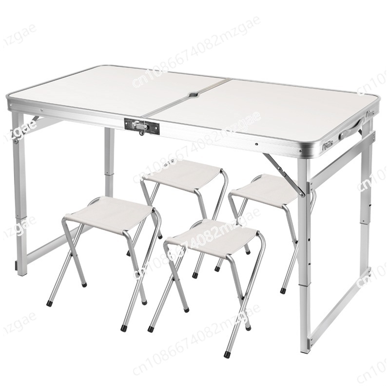 Outdoor Furniture Exhibition - Outdoor folding table aluminum alloy folding