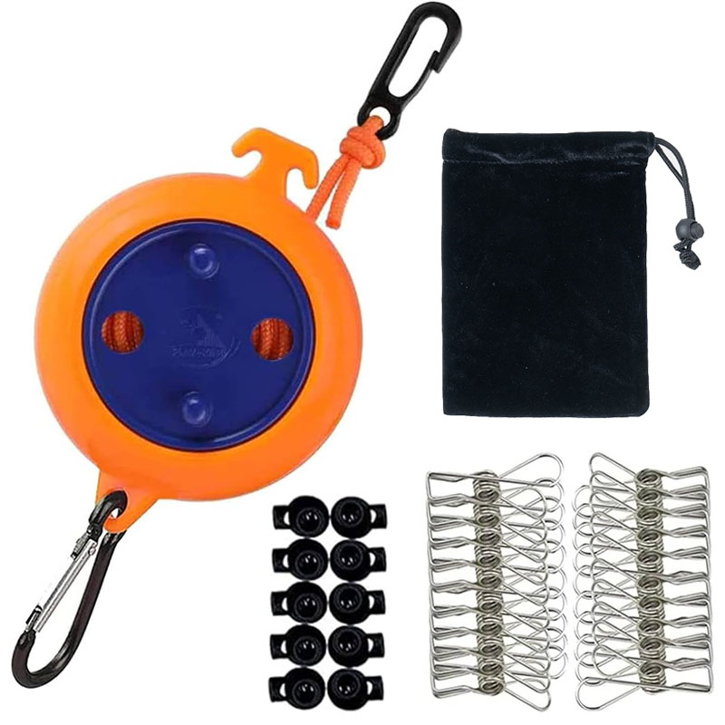 Outdoor Furniture Rope - 8M Clothesline Laundry Drying Rope Retractable
