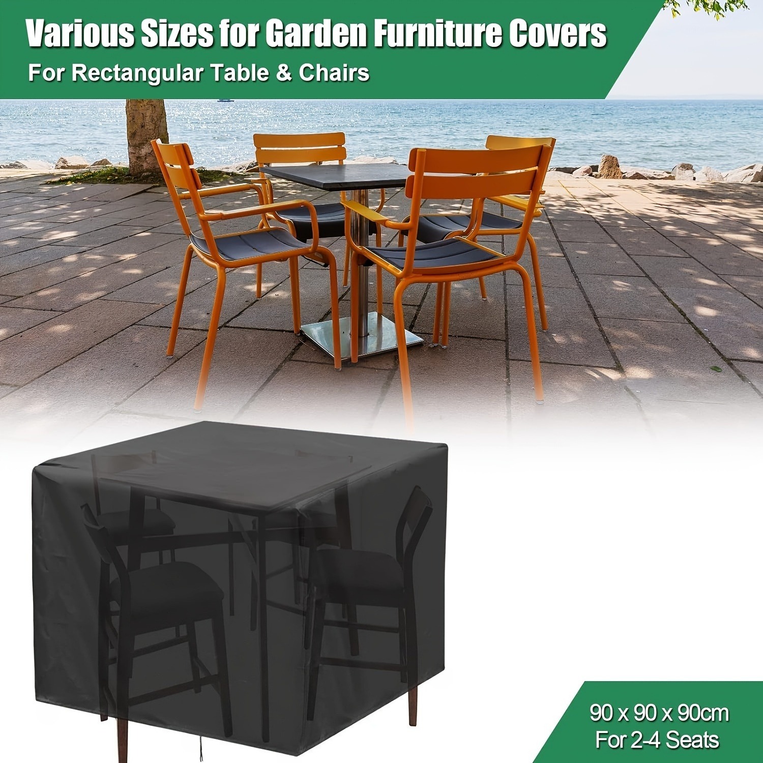 Outdoor Furniture Fabric Waterproof - Heavy-Duty 210D Outdoor Garden Furniture Cover