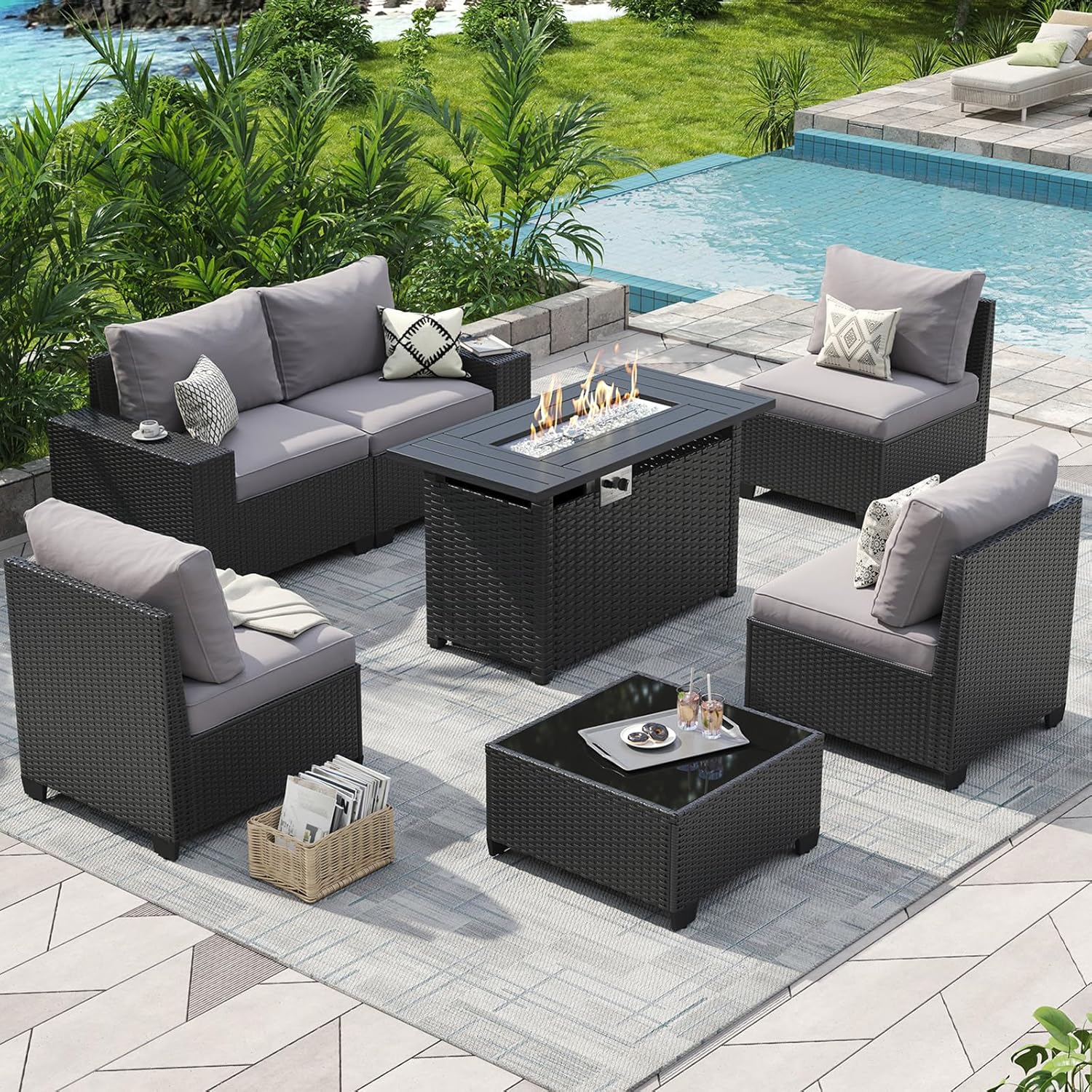 Outdoor Furniture Deals - Outdoor Patio Furniture Set with 44''