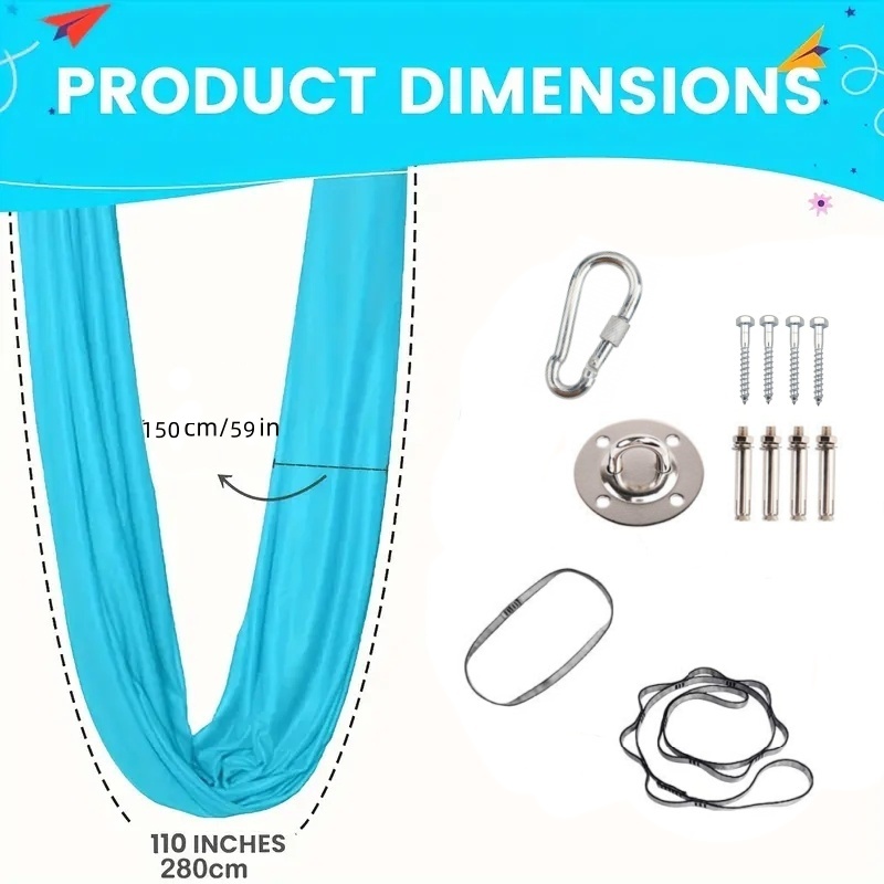 1.5*2.8m Elastic Swing Hammock - Outdoor Furniture Deals recension och pris