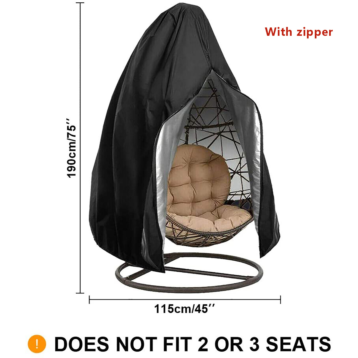 1 Piece Courtyard Hanging Egg  - Outdoor Furniture Rh recension och pris