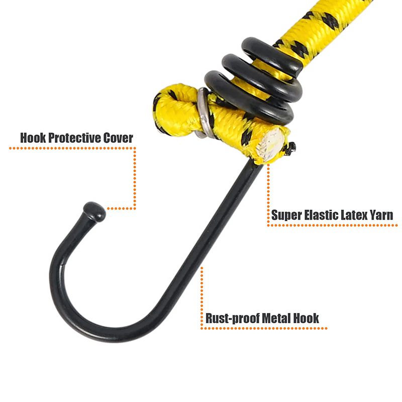 6Pcs Outdoor Camping Elastic R - Outdoor Furniture Rope recension och pris