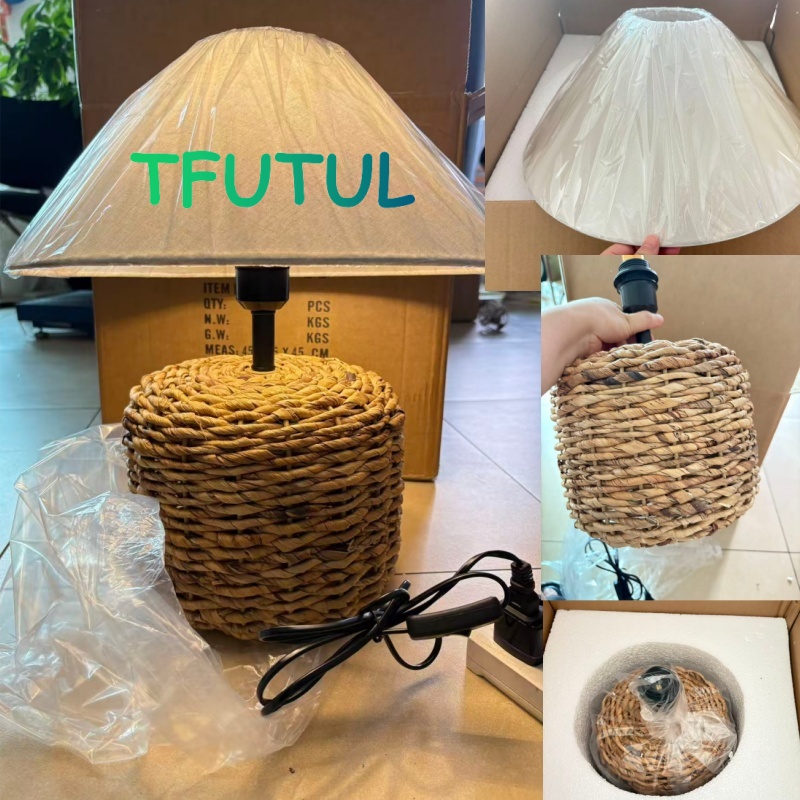 Handmade Woven E27 Table Lamp  - Outdoor Furniture Rh recension och pris