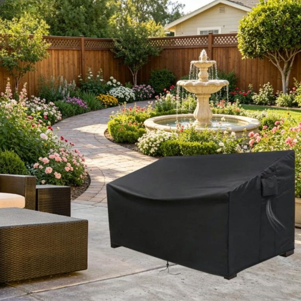 Heavy-Duty Patio Sofa Cover Wa - Outdoor Furniture Fabric Waterproof recension och pris