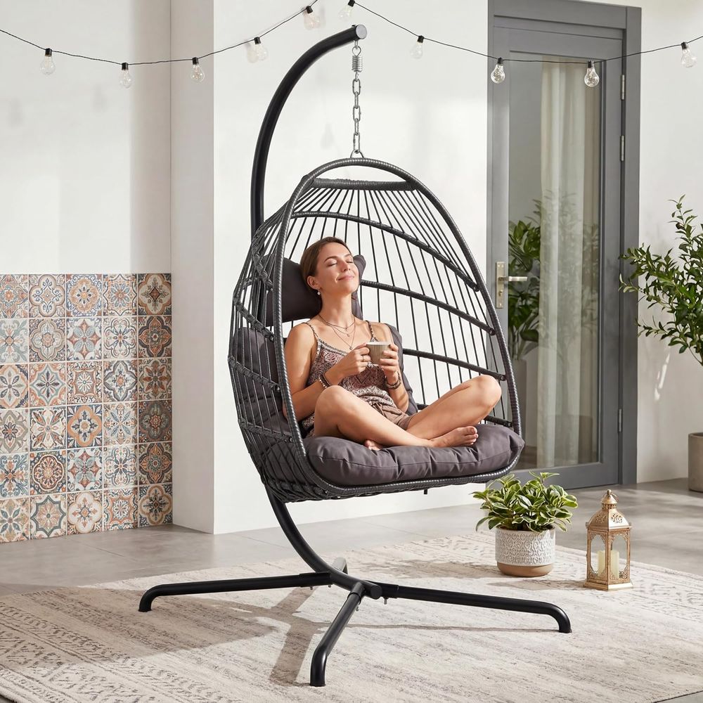 Durable Outdoor Hanging Egg Ch - Hanging Egg Chair recension och pris