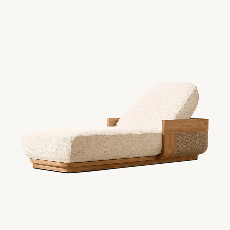 Sun Beach Lounge Chair & Daybe - Outdoor Furniture Teak Wood recension och pris