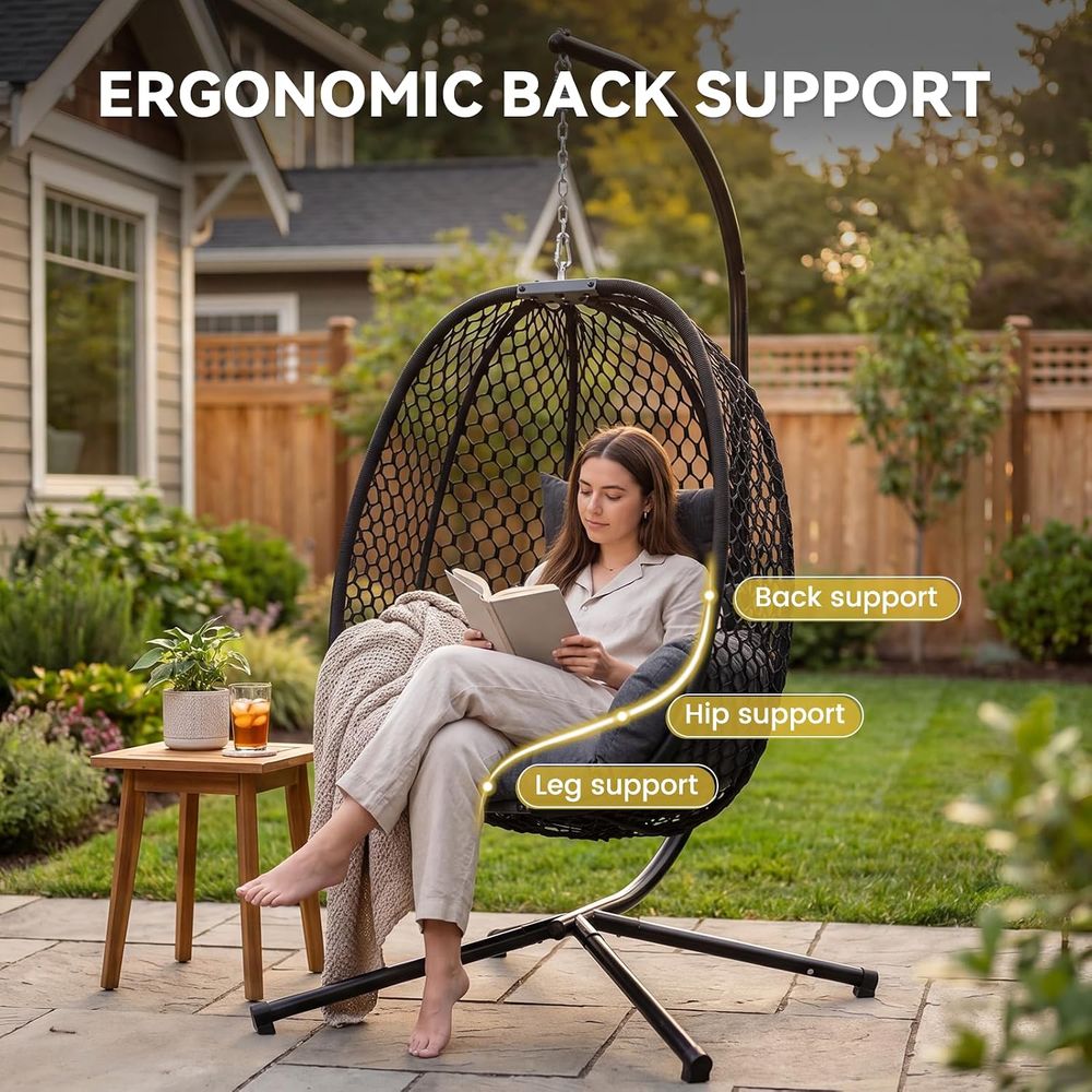 Egg Chair Outdoor with Stand,  - Hanging Egg Chair recension och pris