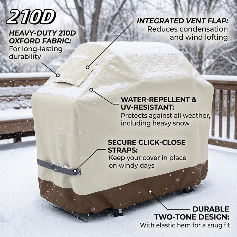 210D BBQ Beige Barbecue Grill  - Outdoor Furniture Fabric Waterproof recension och pris