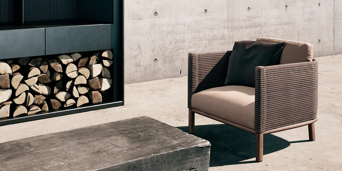Teak Wood Frame Rope Weaving Q - Outdoor Furniture Teak Wood recension och pris