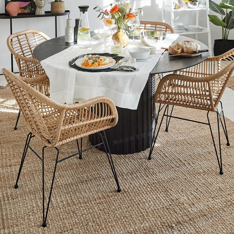 MOMO Ins Rattan Outdoor Balcon - Outdoor Furniture Deals recension och pris