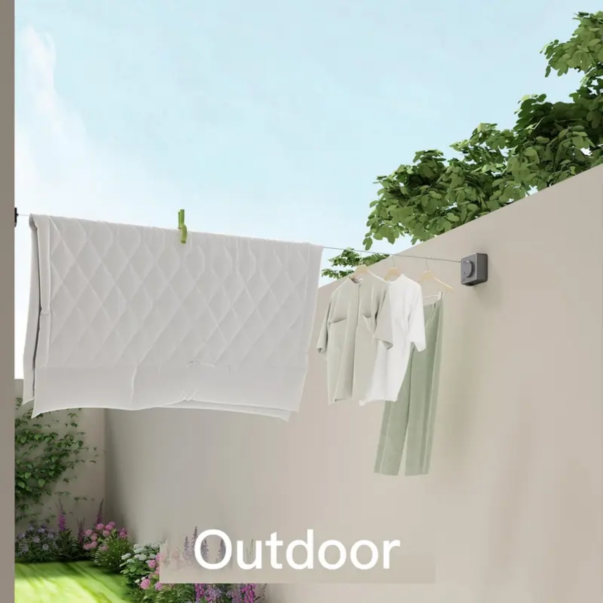1 Pcs Indoor Retractable Cloth - Outdoor Furniture Rope recension och pris