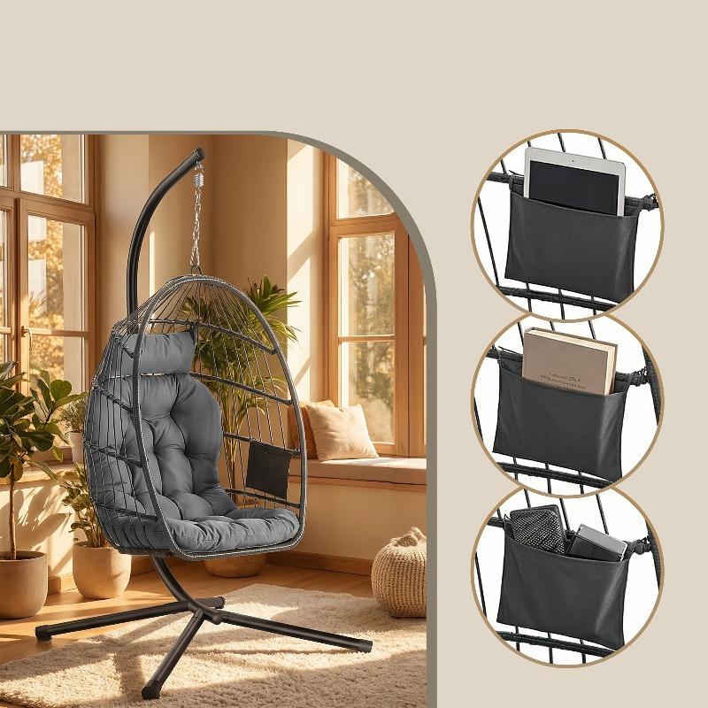 Hanging Egg Chair with Stand – - Hanging Egg Chair recension och pris
