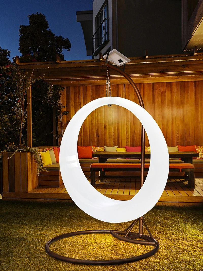 Luminous Swing Moon Shape Outd - Outdoor Furniture Rh recension och pris