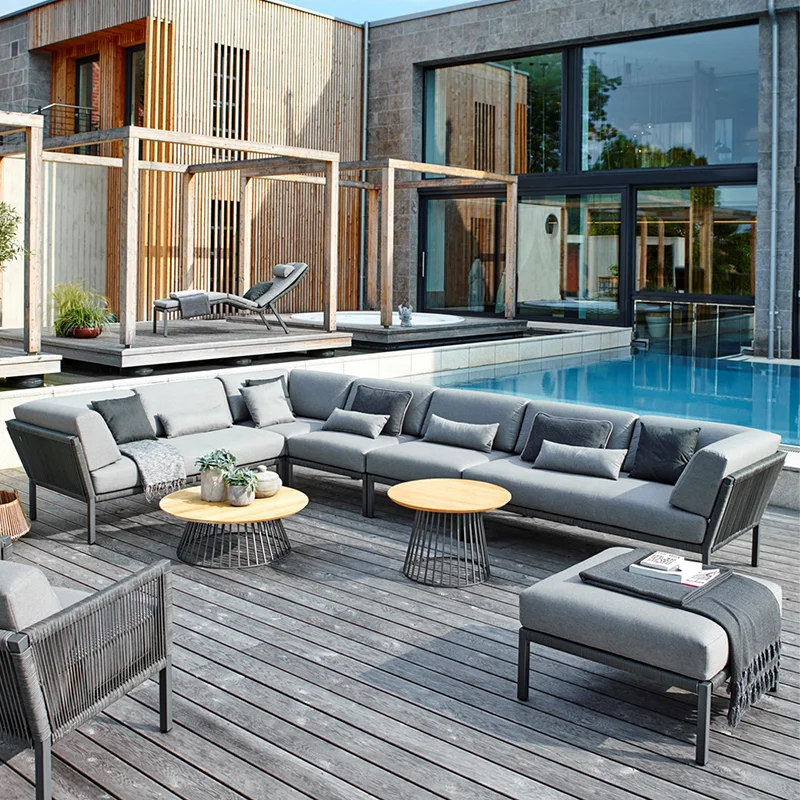 Z New L Shape Garden Corner Lo - Outdoor Furniture Rope recension och pris
