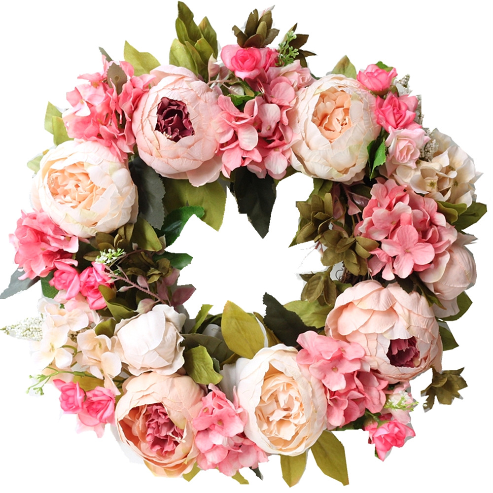 Artificial Peony Wreath Garlan - Outdoor Furniture Rh recension och pris