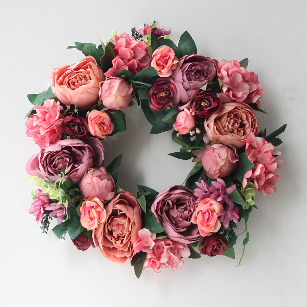 Artificial Peony Wreath Garlan - Outdoor Furniture Rh recension och pris