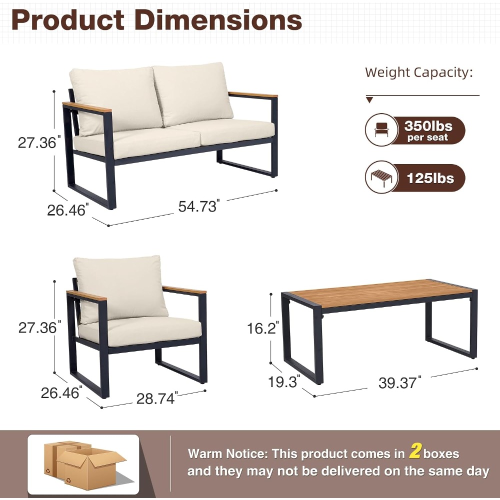 Exclusive Deal   4-Piece Outdo - Outdoor Furniture Deals recension och pris