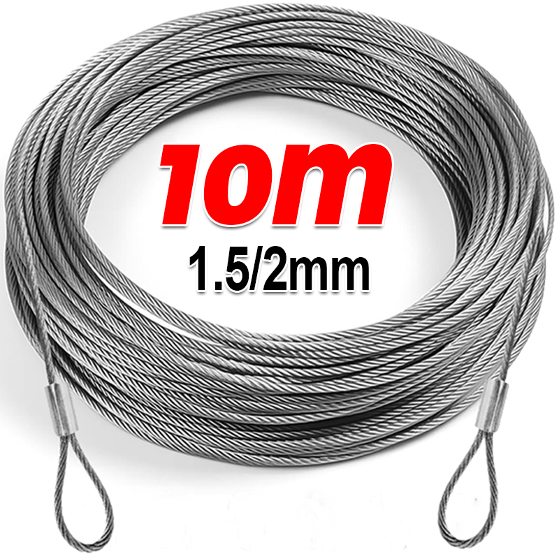 10/2M Stainless Steel Wire Rop - Outdoor Furniture Rope recension och pris