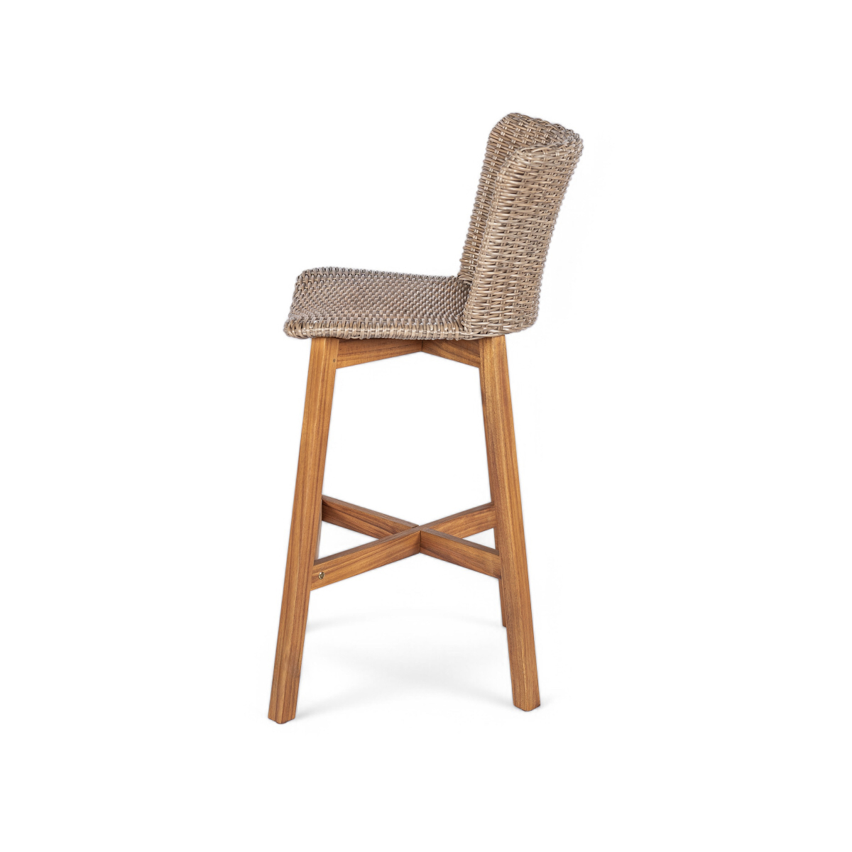 Lymington Outdoor Bar Stool, T - Outdoor Furniture Teak Wood recension och pris